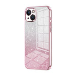 Custodia per telefono elettrolitica in polvere glitterata sfumata, For iPhone 13 Pro Max, For iPhone 13 Pro, For iPhone 13
