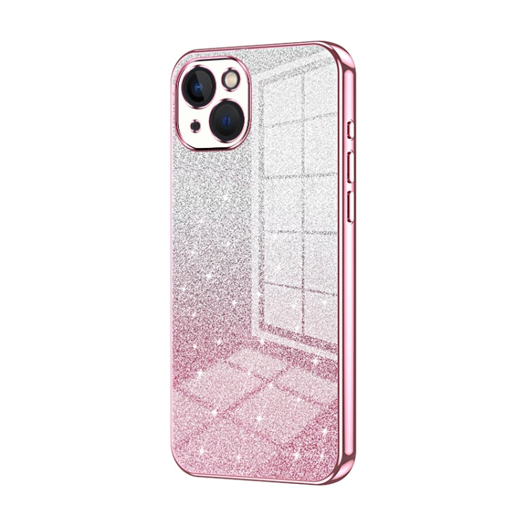 Custodia per telefono elettrolitica in polvere glitterata sfumata, For iPhone 13 Pro Max, For iPhone 13 Pro, For iPhone 13