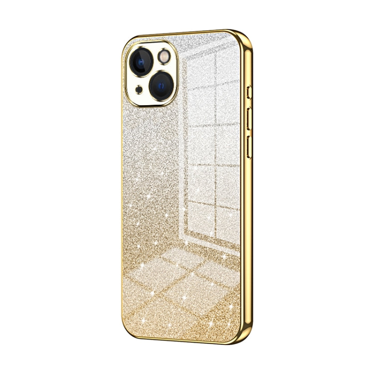 Custodia per telefono elettrolitica in polvere glitterata sfumata, For iPhone 13 Pro Max, For iPhone 13 Pro, For iPhone 13