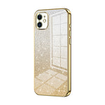 Custodia per telefono elettrolitica in polvere glitterata sfumata, For iPhone 11 Pro Max, For iPhone 11, For iPhone 11 Pro