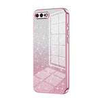 Custodia per telefono elettrolitica in polvere glitterata sfumata, For iPhone 8 Plus / 7 Plus