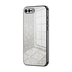 Custodia per telefono elettrolitica in polvere glitterata sfumata, For iPhone 8 Plus / 7 Plus