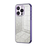 Custodia per telefono elettrolitica in polvere glitterata sfumata, For iPhone 16 Pro, For iPhone 16 Plus, For iPhone 16