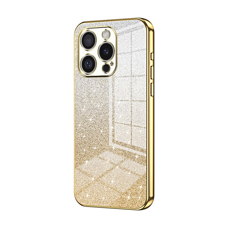 Custodia per telefono elettrolitica in polvere glitterata sfumata, For iPhone 16 Pro, For iPhone 16 Plus, For iPhone 16