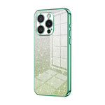 Custodia per telefono elettrolitica in polvere glitterata sfumata, For iPhone 16 Pro, For iPhone 16 Plus, For iPhone 16
