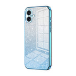 Custodia per telefono elettrolitica in polvere glitterata sfumata, For iPhone 16 Pro, For iPhone 16 Plus, For iPhone 16