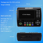 iBRAVEBOX V10 Finder Pro+ Rilevatore segnali satellitari 4,3"