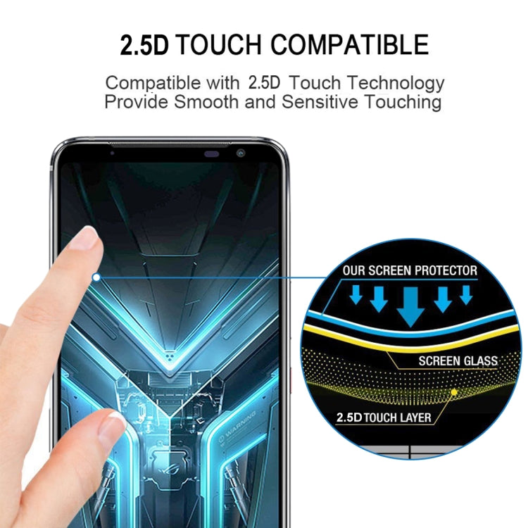 Pellicola in vetro temperato schermo intero con colla per Asus Rog Phone 3 25