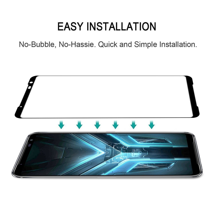 Pellicola in vetro temperato schermo intero con colla per Asus Rog Phone 3 25