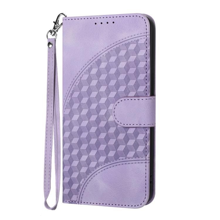 YX0060 Custodia in pelle per telefono con testa di elefante in rilievo con cordino, For iPhone 17e / 16e, For iPhone 17 Pro Max, For iPhone 17 Pro