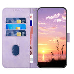 YX0060 Custodia in pelle per telefono con testa di elefante in rilievo con cordino, For iPhone 17e / 16e, For iPhone 17 Pro Max, For iPhone 17 Pro