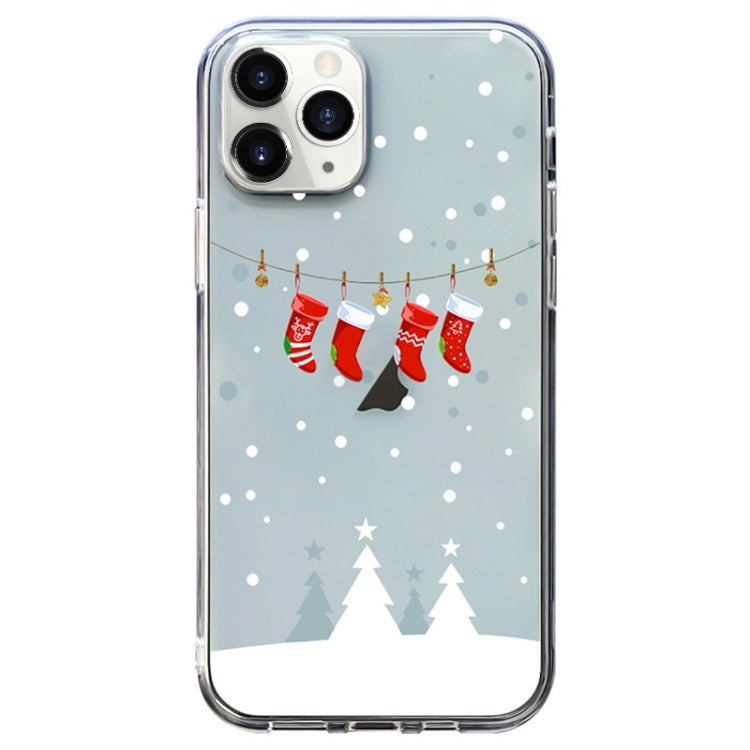 Custodia TPU trasparente Natale per iPhone 11 Pro Max