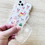 Custodia TPU trasparente Natale per iPhone 11 Pro Max