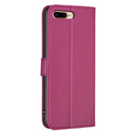 Custodia per telefono in pelle goffrata a quattro foglie, For iPhone 7 Plus / 8 Plus