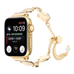 Cinturino per orologio con bracciale a catena in metallo conchiglia, For Apple Watch SE 2023 44mm, For Apple Watch SE 2023 40mm, For Apple Watch Ultra 2 49mm, For Apple Watch Series 9 45mm, For Apple Watch Series 9 41mm, For Apple Watch Ultra 49mm