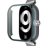 Custodia protettiva per orologio integrata in PC + vetro temperato, For Redmi Watch 4