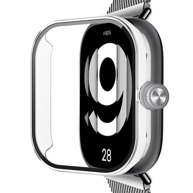 Custodia protettiva per orologio integrata in PC + vetro temperato, For Redmi Watch 4