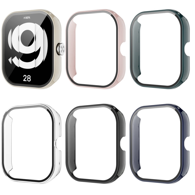 Custodia protettiva per orologio integrata in PC + vetro temperato, For Redmi Watch 4