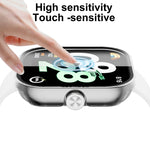 Custodia protettiva per orologio integrata in PC + vetro temperato, For Redmi Watch 4