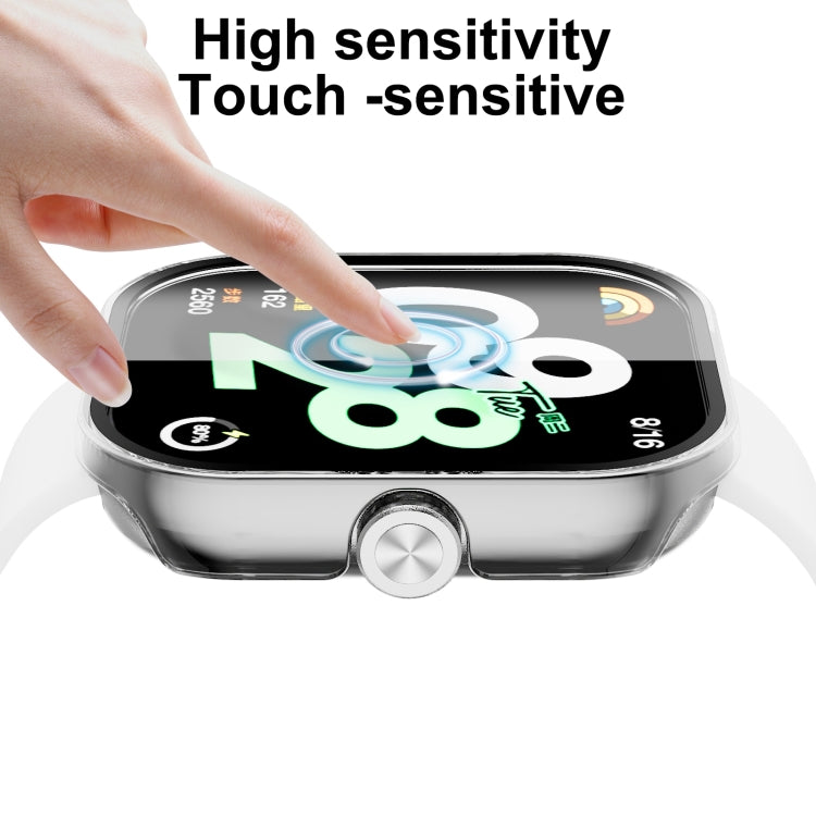 Custodia protettiva per orologio integrata in PC + vetro temperato, For Redmi Watch 4