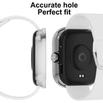 Custodia protettiva per orologio integrata in PC + vetro temperato, For Redmi Watch 4