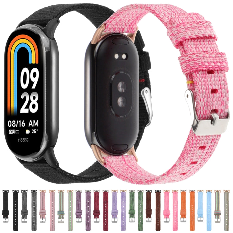 Cinturino per orologio in tela di nylon, For Xiaomi Mi Band 8