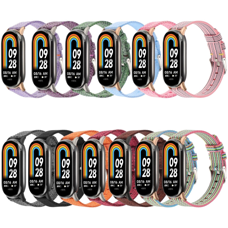 Cinturino per orologio in tela di nylon, For Xiaomi Mi Band 8