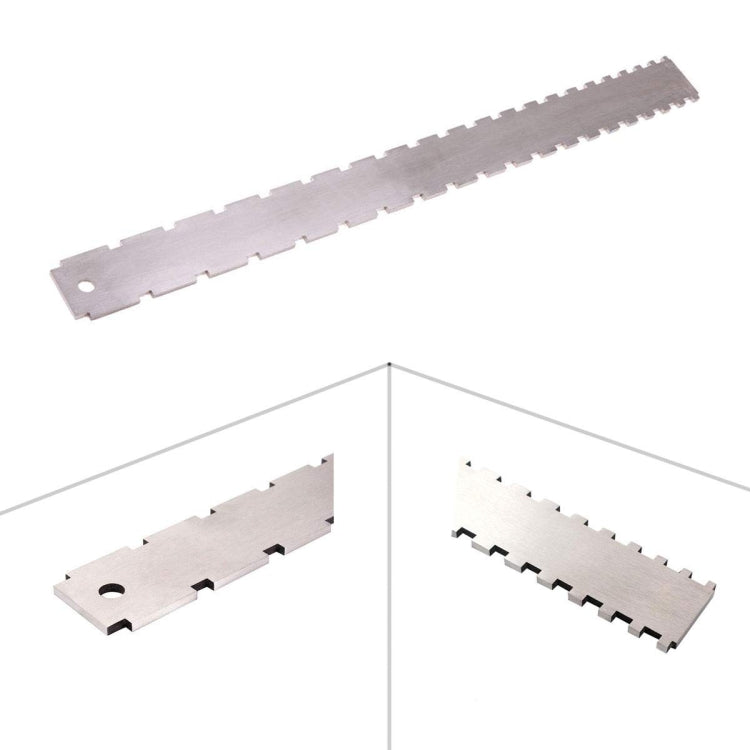 Righello in acciaio inox per misurare il manico della chitarra - immagine 3