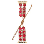 Cinturino per orologio a catena con coulisse e pietre esagonali, For Apple Watch SE 40mm, For Apple Watch SE 44mm, For Apple Watch Series 6 40mm, For Apple Watch Series 6 44mm, For Apple Watch Series 5 44mm, For Apple Watch Series 5 40mm