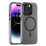 Custodia per telefono MagSafe in TPU satinato traslucido + PC a copertura totale, For iPhone 14, For iPhone 14 Pro