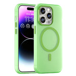 Custodia per telefono MagSafe in TPU satinato traslucido + PC a copertura totale, For iPhone 14, For iPhone 14 Pro