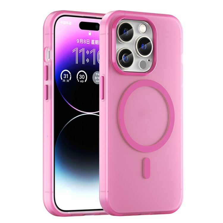 Custodia per telefono MagSafe in TPU satinato traslucido + PC a copertura totale, For iPhone 14, For iPhone 14 Pro
