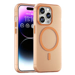 Custodia per telefono MagSafe in TPU satinato traslucido + PC a copertura totale, For iPhone 14, For iPhone 14 Pro