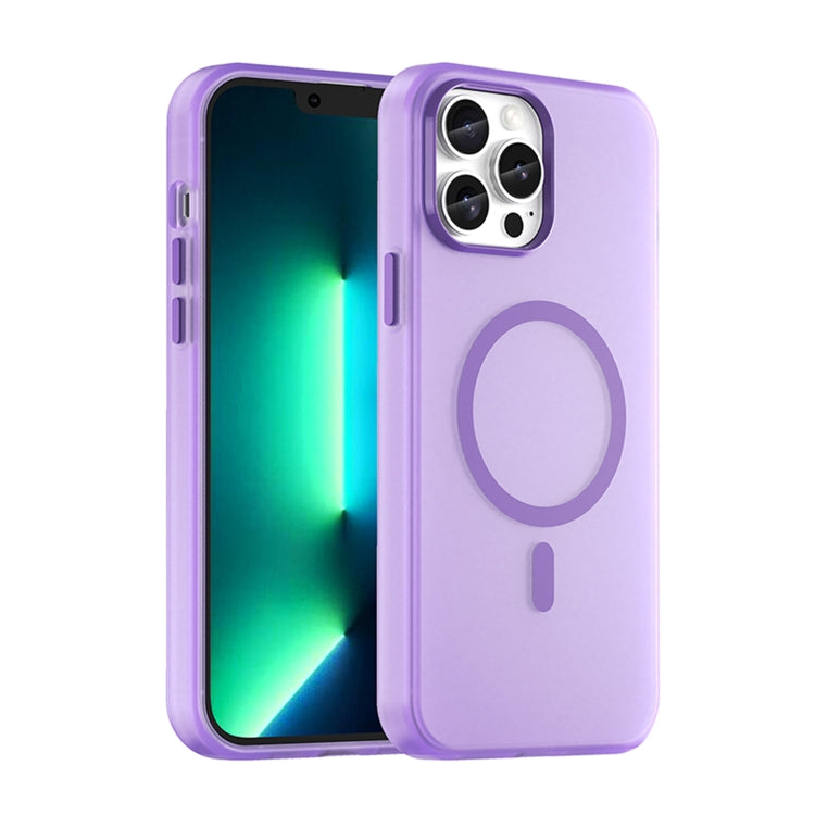 Custodia per telefono MagSafe in TPU satinato traslucido + PC a copertura totale, For iPhone 14 Pro Max, For iPhone SE 2022 / 2020 / 8