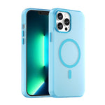 Custodia per telefono MagSafe in TPU satinato traslucido + PC a copertura totale, For iPhone 14 Pro Max, For iPhone SE 2022 / 2020 / 8