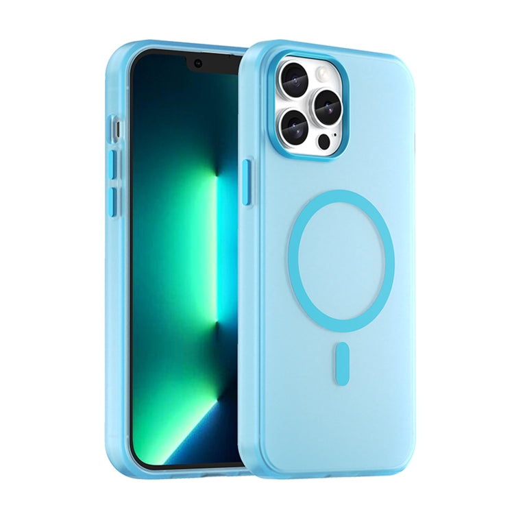 Custodia per telefono MagSafe in TPU satinato traslucido + PC a copertura totale, For iPhone 14 Pro Max, For iPhone SE 2022 / 2020 / 8