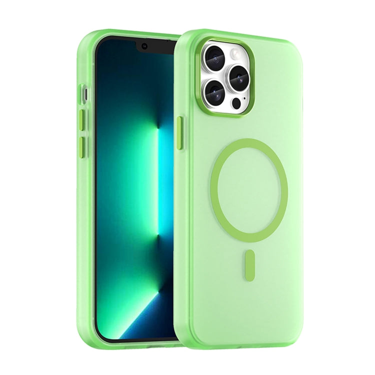 Custodia per telefono MagSafe in TPU satinato traslucido + PC a copertura totale, For iPhone 14 Pro Max, For iPhone SE 2022 / 2020 / 8