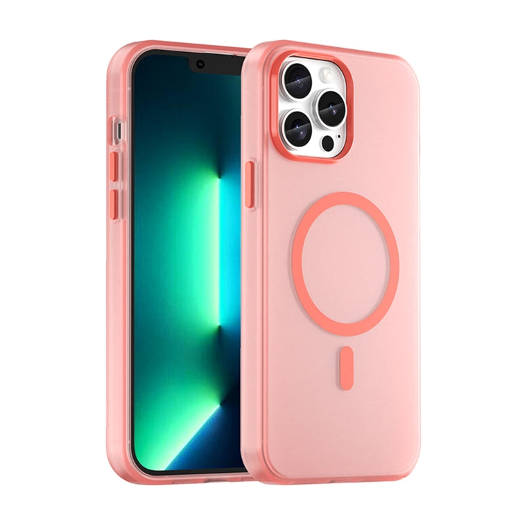 Custodia per telefono MagSafe in TPU satinato traslucido + PC a copertura totale, For iPhone 14 Pro Max, For iPhone SE 2022 / 2020 / 8