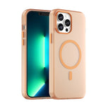 Custodia per telefono MagSafe in TPU satinato traslucido + PC a copertura totale, For iPhone 14 Pro Max, For iPhone SE 2022 / 2020 / 8