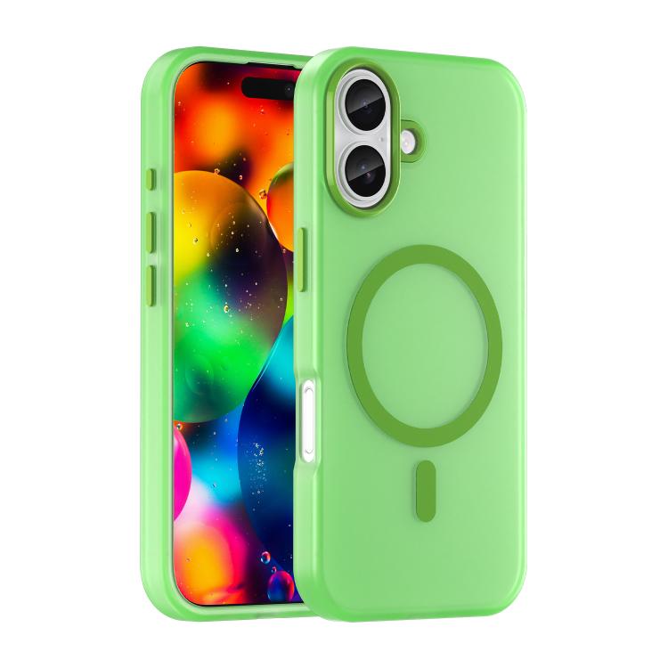 Custodia per telefono MagSafe in TPU satinato traslucido + PC a copertura totale, For iPhone 17 Pro Max, For iPhone 17 Pro, For iPhone 17
