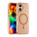 Custodia per telefono MagSafe in TPU satinato traslucido + PC a copertura totale, For iPhone 17 Pro Max, For iPhone 17 Pro, For iPhone 17