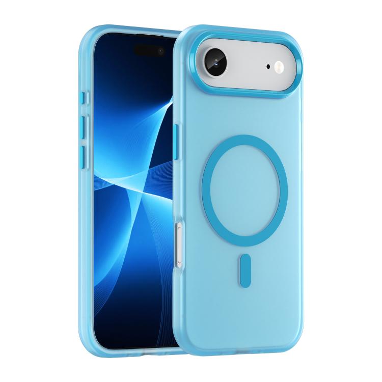 Custodia per telefono MagSafe in TPU satinato traslucido + PC a copertura totale, For iPhone 17 Pro Max, For iPhone 17 Pro, For iPhone 17