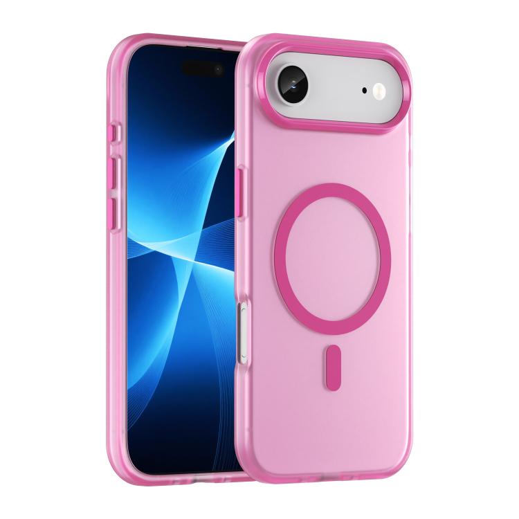 Custodia per telefono MagSafe in TPU satinato traslucido + PC a copertura totale, For iPhone 17 Pro Max, For iPhone 17 Pro, For iPhone 17