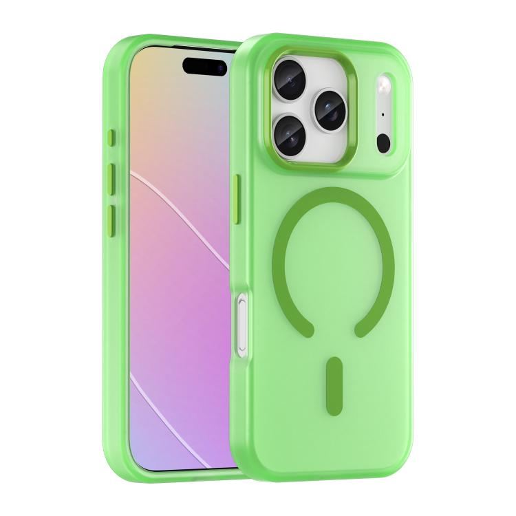 Custodia per telefono MagSafe in TPU satinato traslucido + PC a copertura totale, For iPhone 17 Pro Max, For iPhone 17 Pro, For iPhone 17