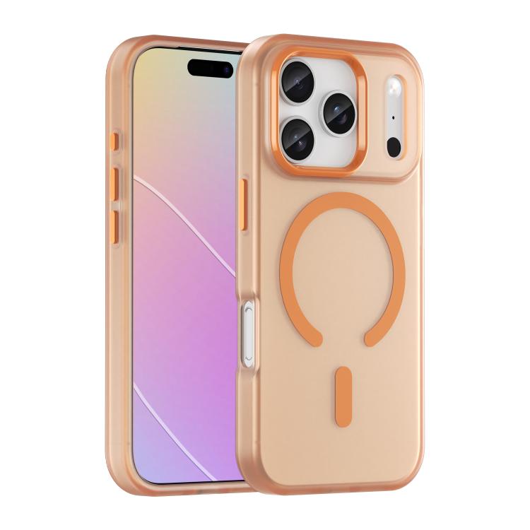 Custodia per telefono MagSafe in TPU satinato traslucido + PC a copertura totale, For iPhone 17 Pro Max, For iPhone 17 Pro, For iPhone 17
