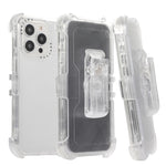 Custodia TPU satinata con clip posteriore per iPhone 15 Pro Max
