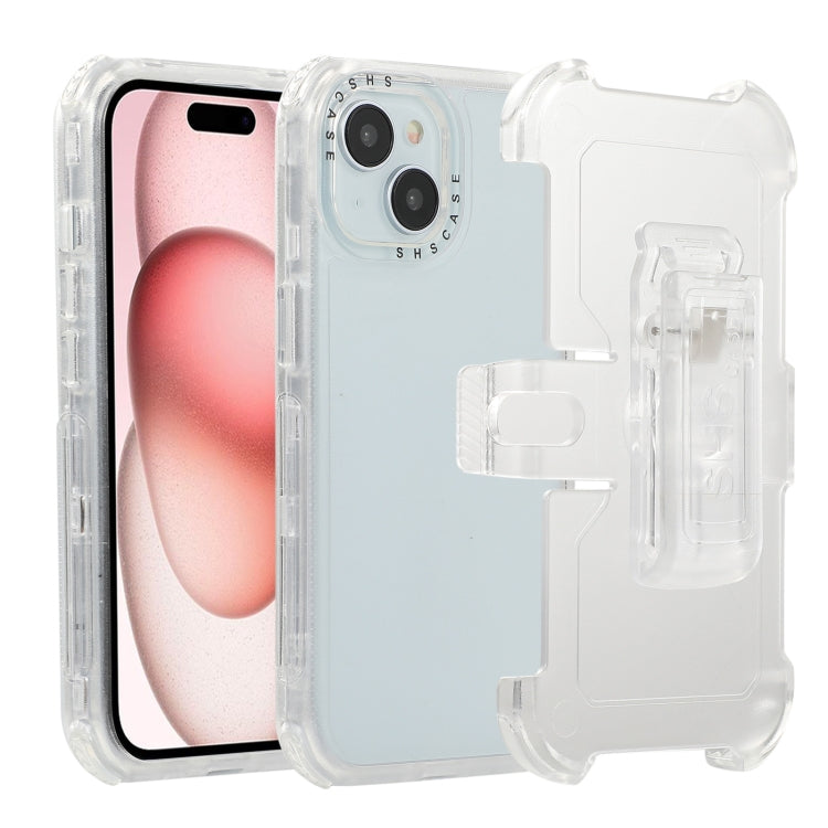 Custodia TPU satinata con clip posteriore per iPhone 15 Pro Max