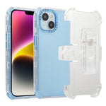 Custodia TPU satinata con clip posteriore per iPhone 15 Pro Max