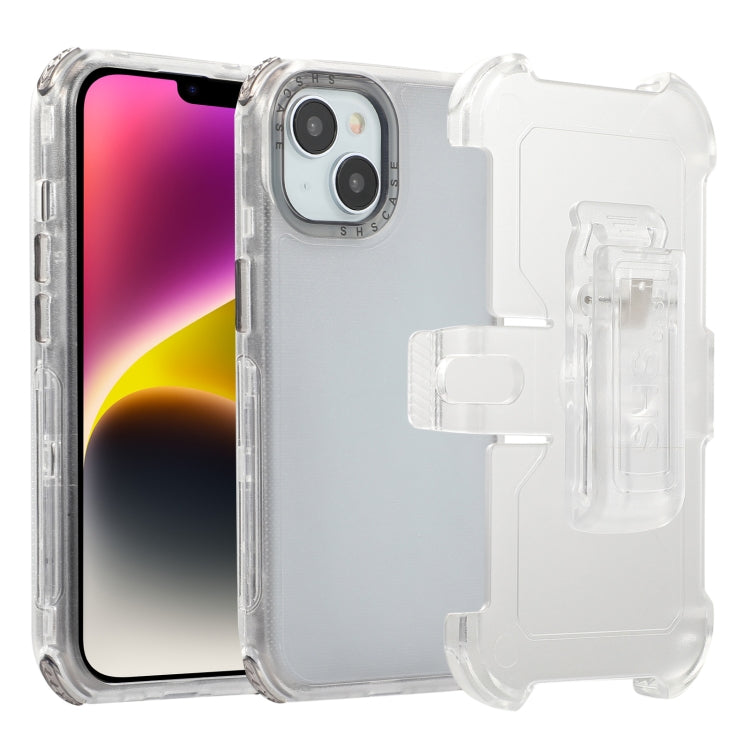 Custodia TPU satinata con clip posteriore per iPhone 15 Pro Max