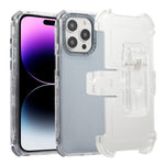 Custodia TPU satinata con clip posteriore per iPhone 15 Pro Max